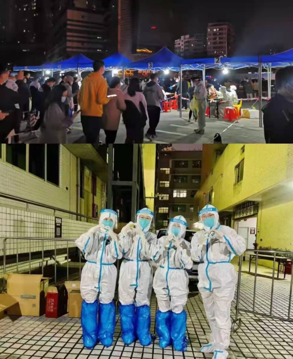 疫情下的“逆行者”：金沙澳门(中国)唯一官方网站医务人员七天不分昼夜奋战在核酸采样现场4.png