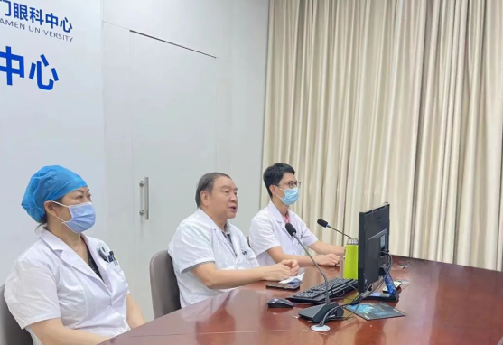 云端会诊！国际眼科科学院院士赵堪兴教授领衔的金沙澳门(中国)唯一官方网站专家团为浙江患者“把脉”疑难眼病2.png